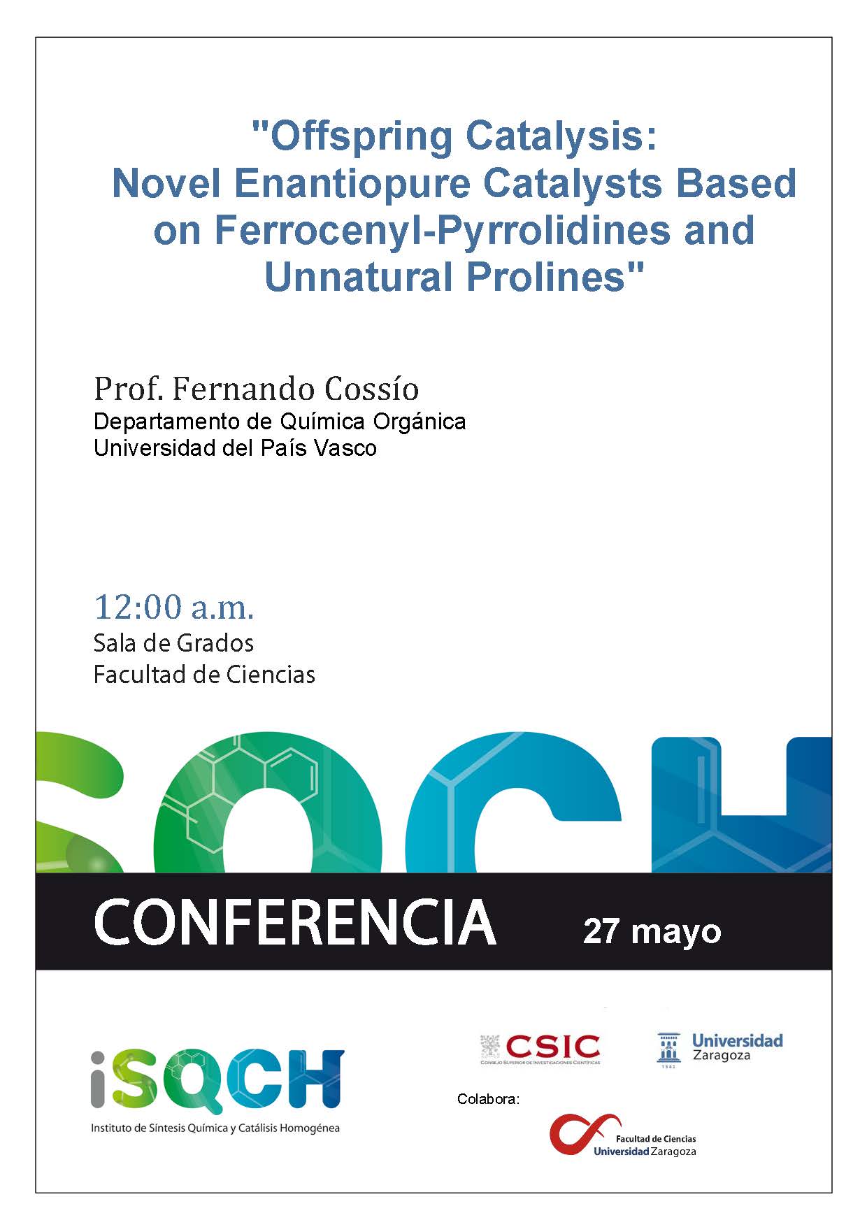 Cartel Conferencia Prof. Cossio